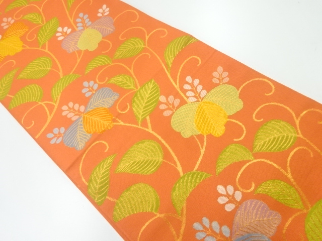 JAPANESE FUKURO OBI / WOVEN ARABESQUE